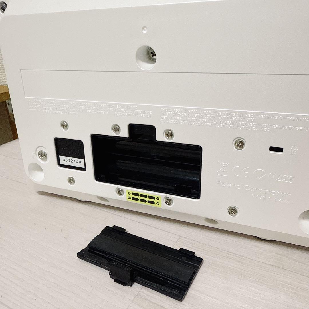 2346【極美】Roland Mobile BA ホワイト ポータブルスピーカー