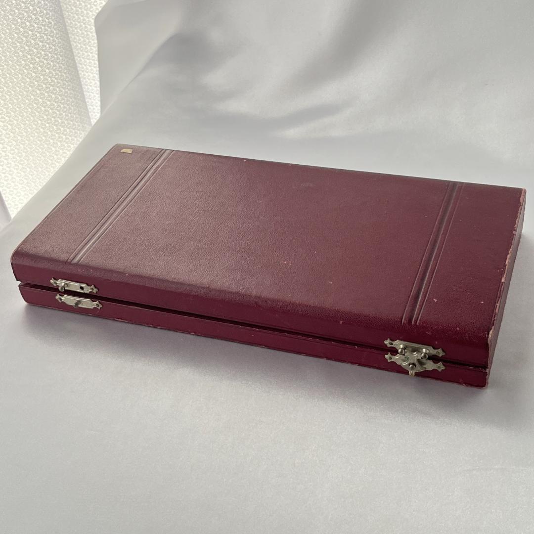 【ドイツ】レリーフのモカスプーン 12本【純銀】 10.5cm ケース