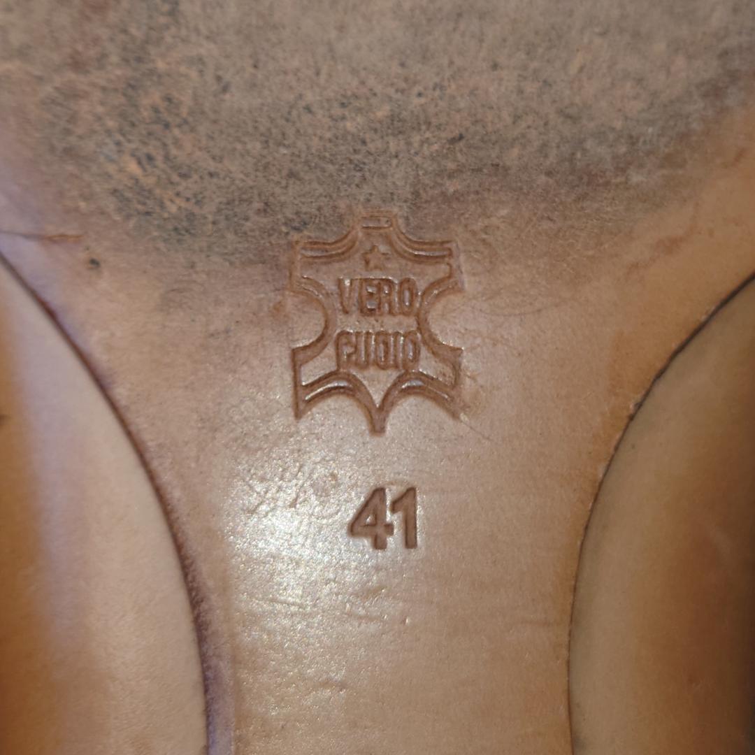 着用回数少ない　ZENOBI　パティーヌ　ダークグリーン　オリーブカーキ色