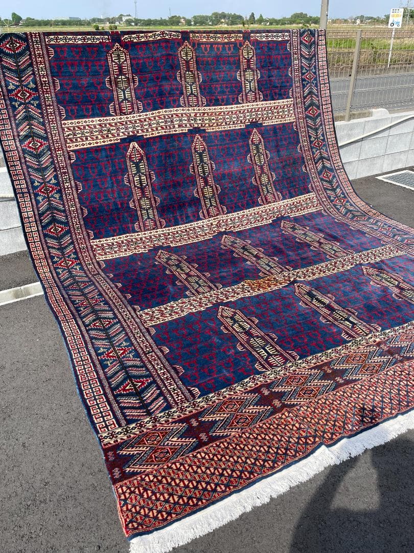 トルクメン カーペット ヴィンテージ 高品質 のハシュロ パルダ