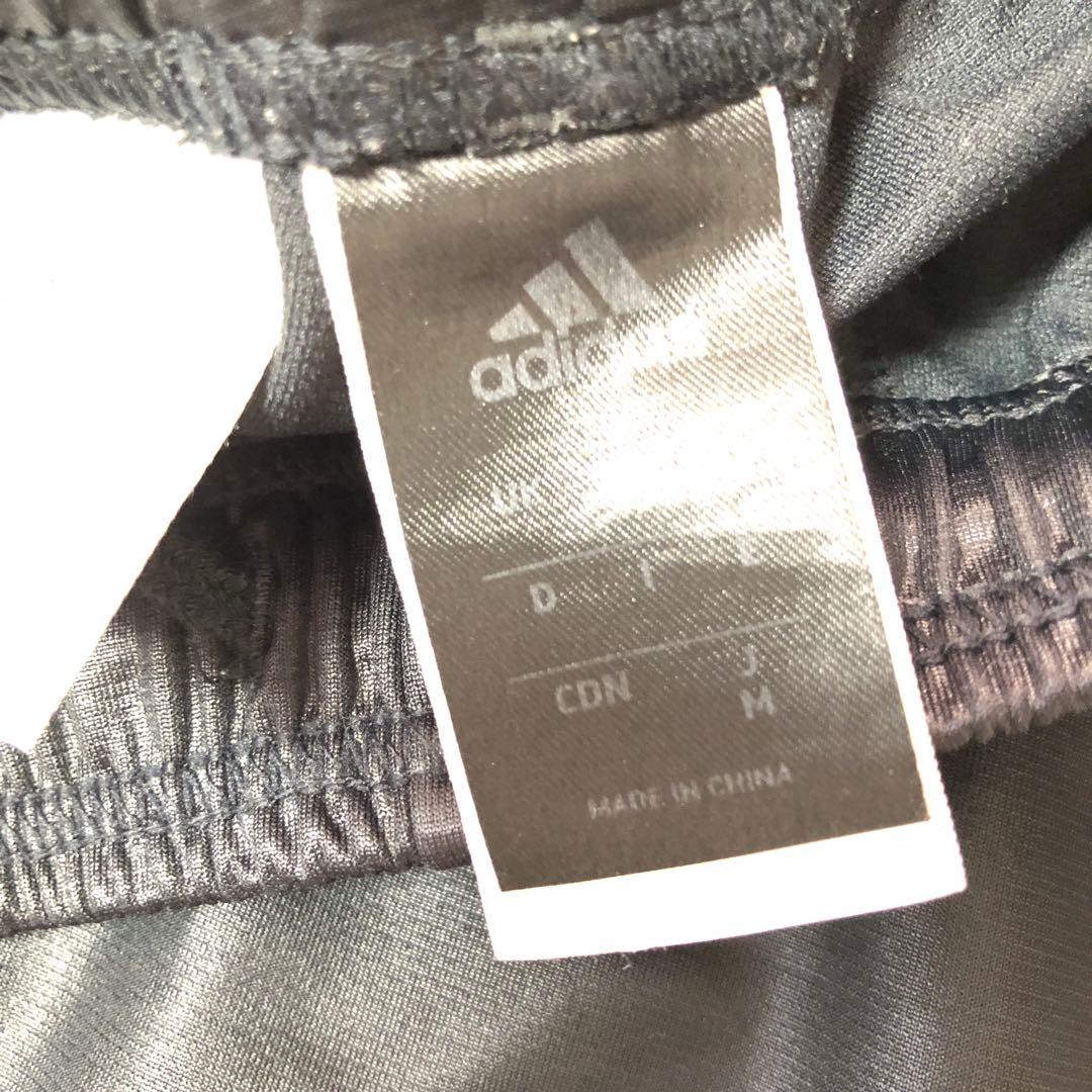 adidas　光沢デザイン　ジャージ上下　セットアップ　ブラック　y2k