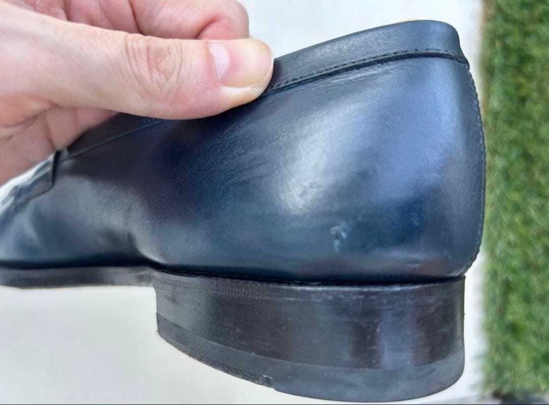 J.M WESTON 180 7/B ネイビー 純正シューツリー付き