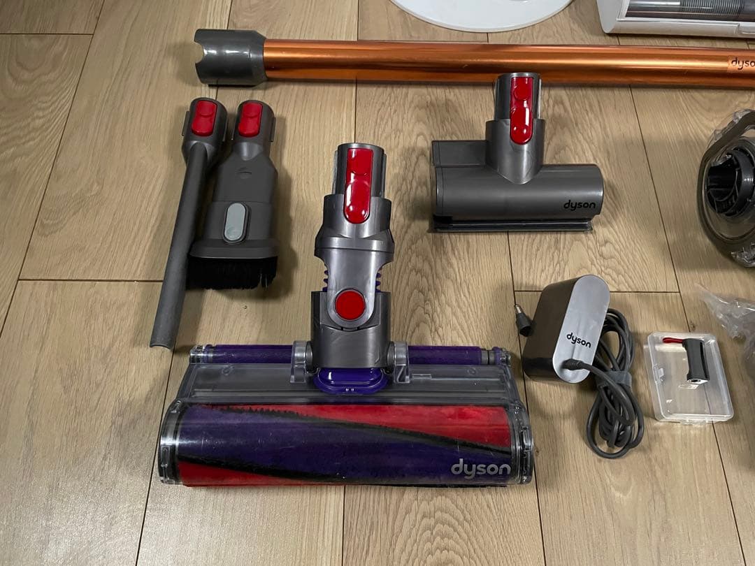 ダイソン⑦V10SV12美品フロアドック２ヘッドから選択 補強トリガ フルパーツ