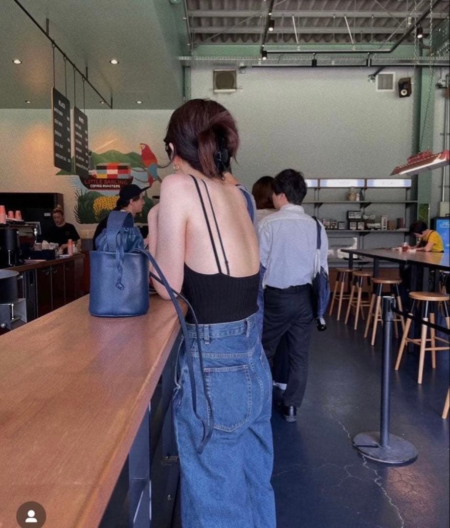 【未使用】thehighlights ザハイライツ 'pot' ink navy