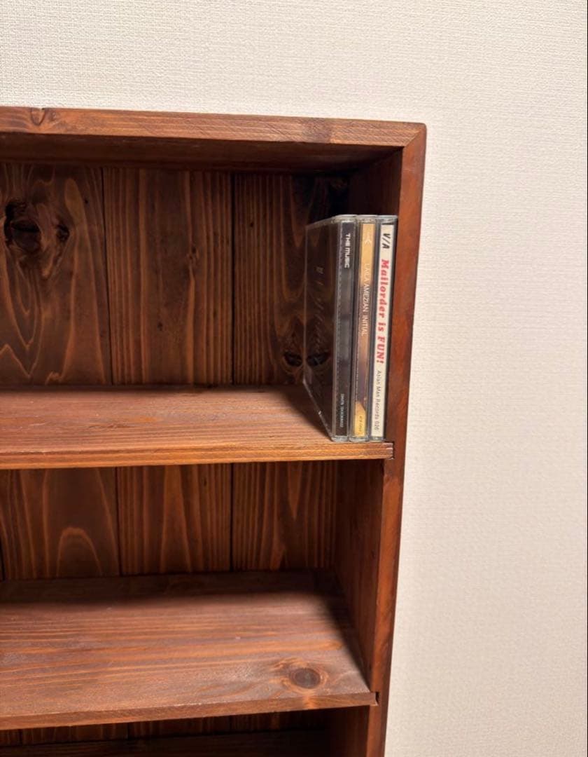 オーダー木製オープンシェルフ CDラック ACME ヴィンテージ 50's