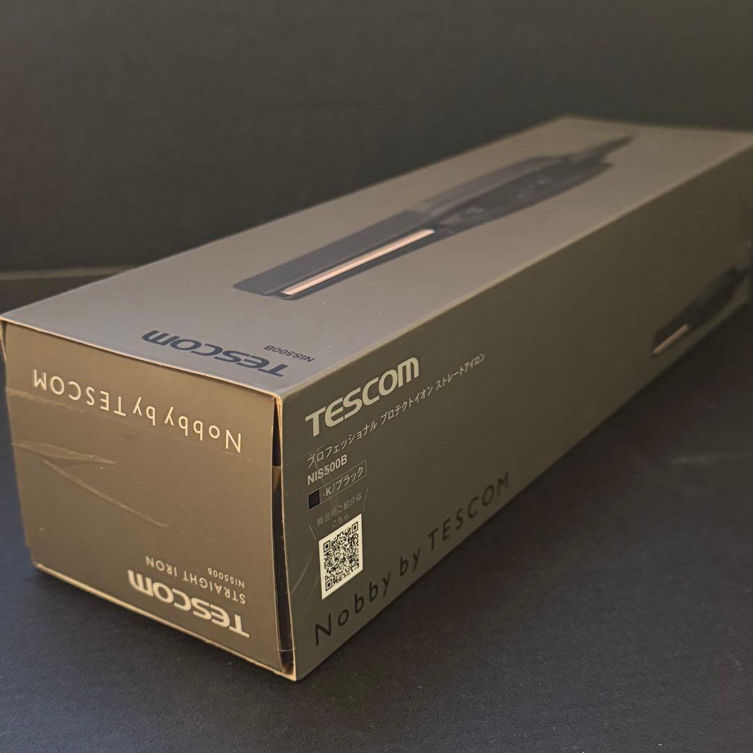 【新品】TESCOM Nobby ストレートアイロン NIS500B ブラック