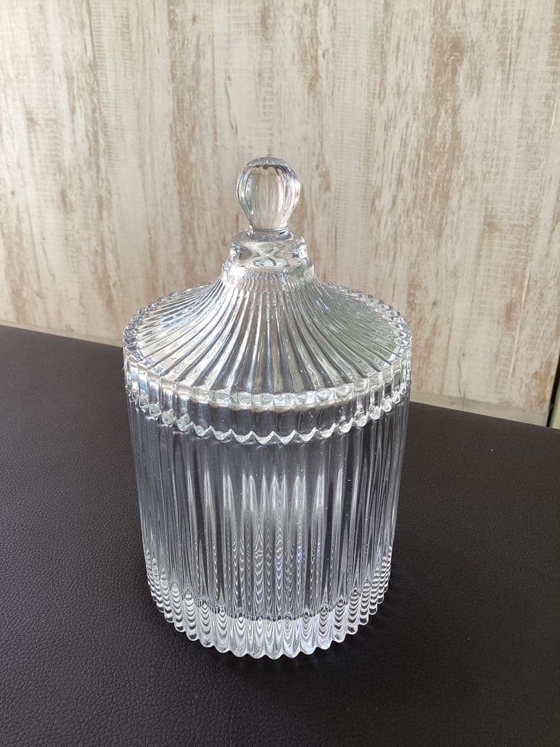 リブデザイン ガラス保存容器 8個セット　キャニスター