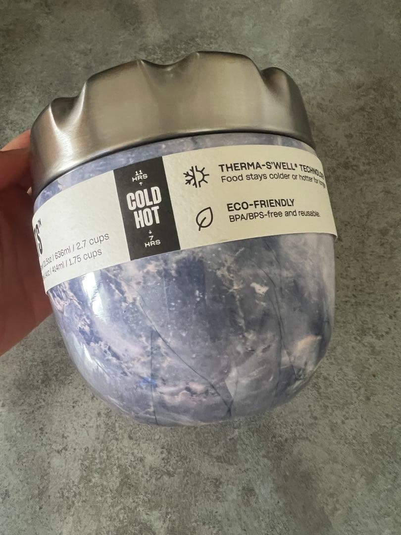 正規新品S'well Eats ステンレススチール製フードボウル 22オンス