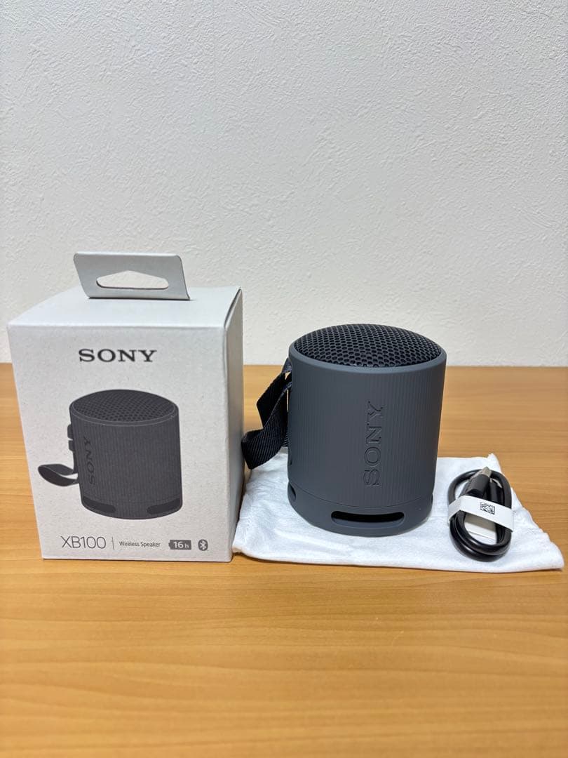 【新品 未使用】SONY SRS-XB100 ワイヤレススピーカー ブラック