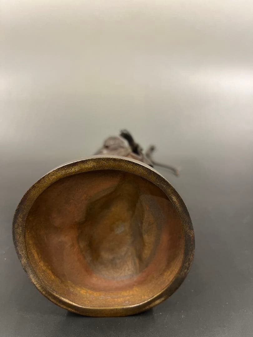 ［美品］銅製聖観音像　共箱￼高村光雲作