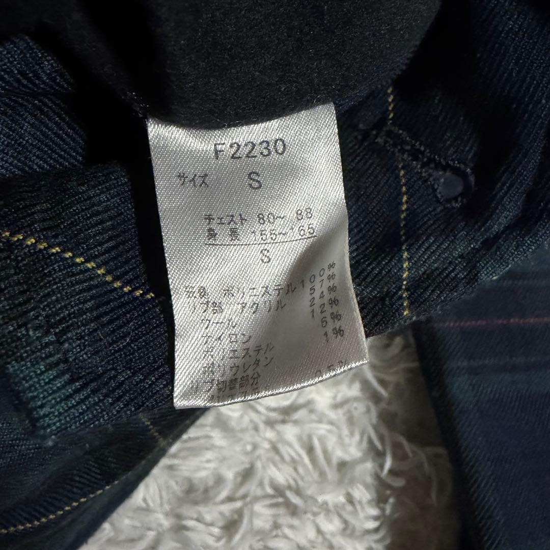 1622　フレッドペリー　リバーシブル　キルティングジャケット　ブラックウォッチ