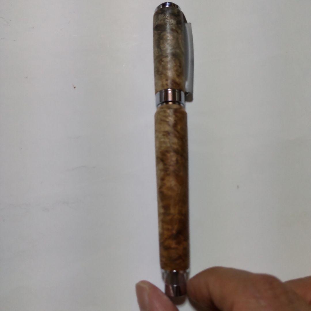 アノニシノマス品こぶた工房 万年筆 花梨特上瘤杢