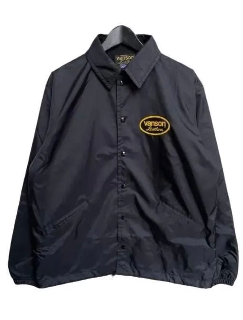 キムタクMASSESマシスVANSON×MASSESコーチジャケット黒 XL