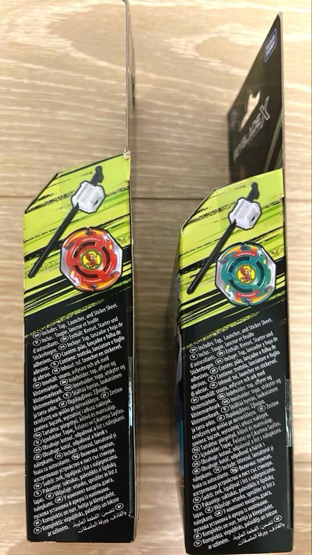 海外限定　ベイブレードX ドランザー 3-80T ハズブロ版　赤緑セット