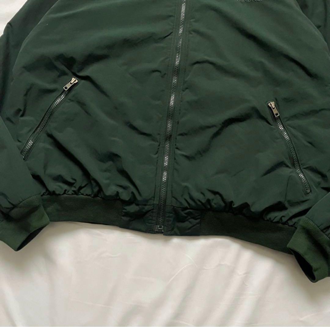 ダークグリーン ナイロンジャケット LLbean