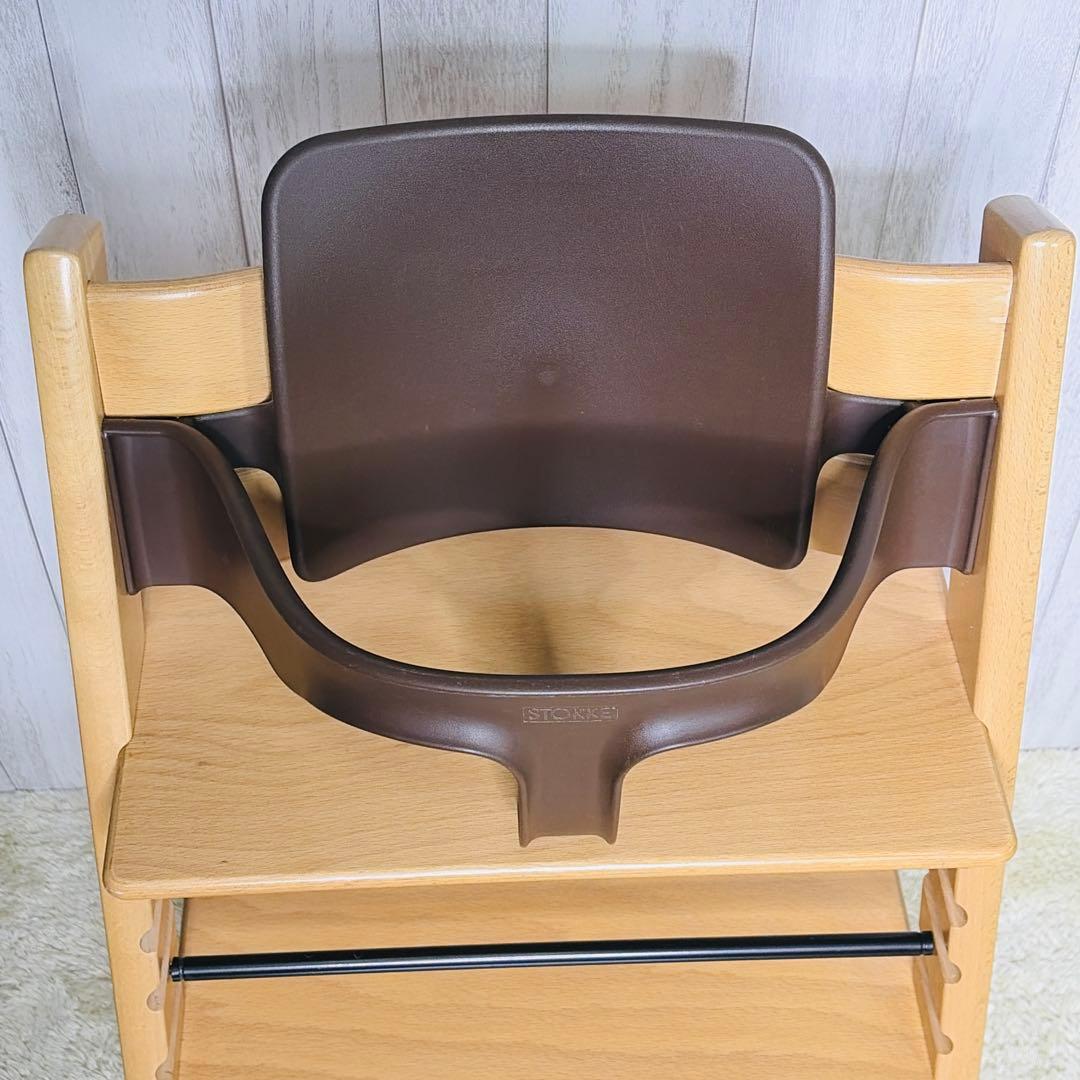 【美品】ストッケ トリップ トラップ ベビーチェア シリアル6 ベビーセット付き