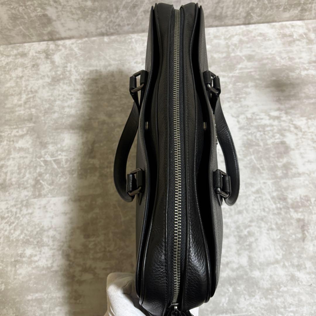 H255 美品✨COACH コーチ　ビジネスバッグ　ハンドバッグ　オールレザー
