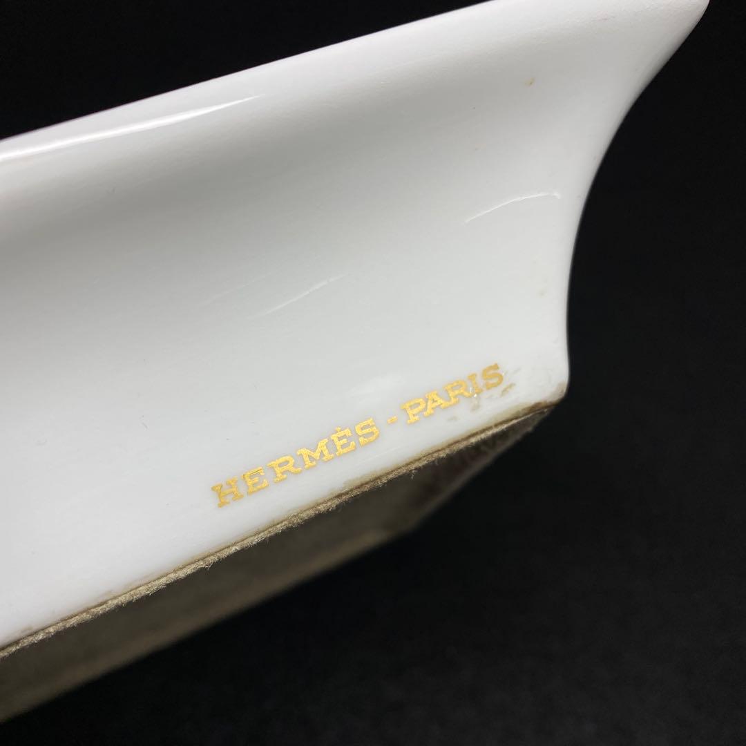エルメス　金彩　騎馬アッシュトレイ　トヒオ　東里7-1210☆1F