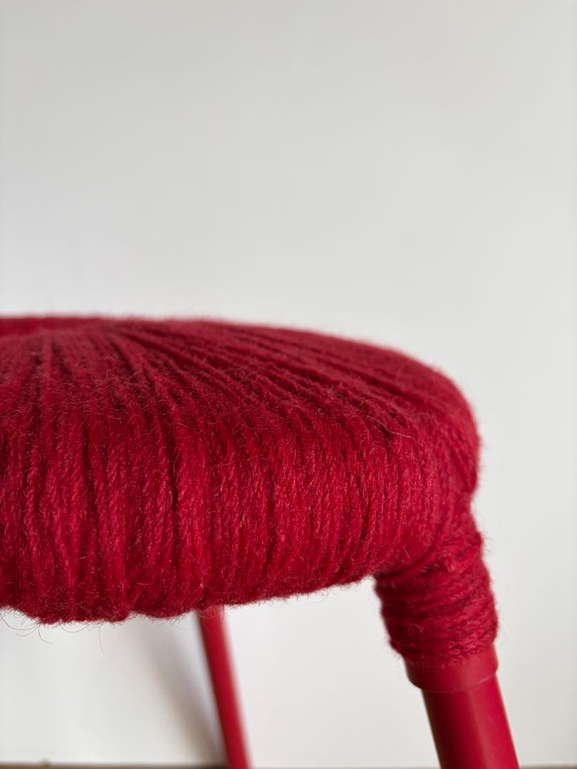 OLD IKEA 毛糸のスツール Eskilstuna 1999