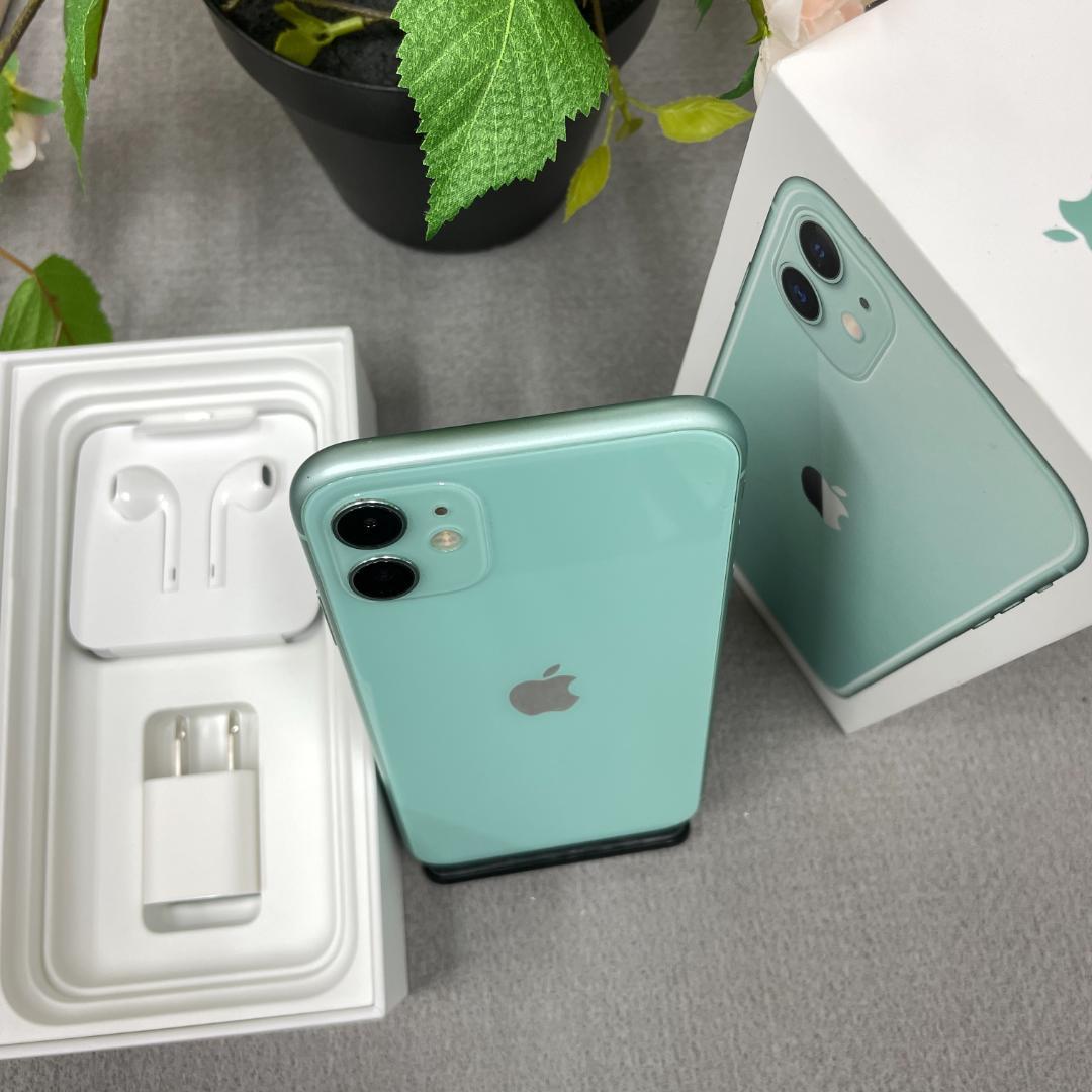 iPhone 11 128GB グリーン 国内SIMフリー 送料無料