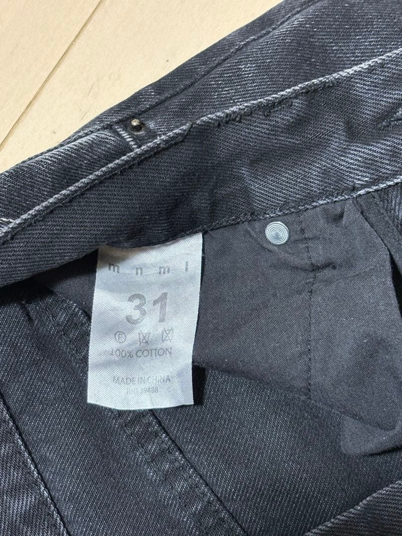 mnml ミニマル デニムパンツ ジーンズ サイズ31 ブラックデニム
