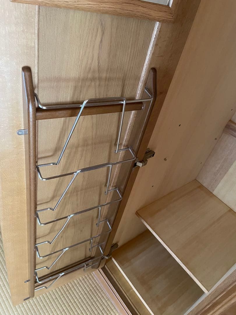 婚礼　和ダンス　桐木目調 3扉衣類収納