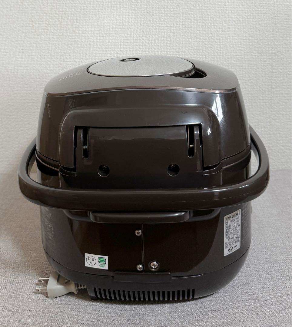 象印 極め炊き 圧力IH炊飯ジャーNP-BI18KS 動作保証