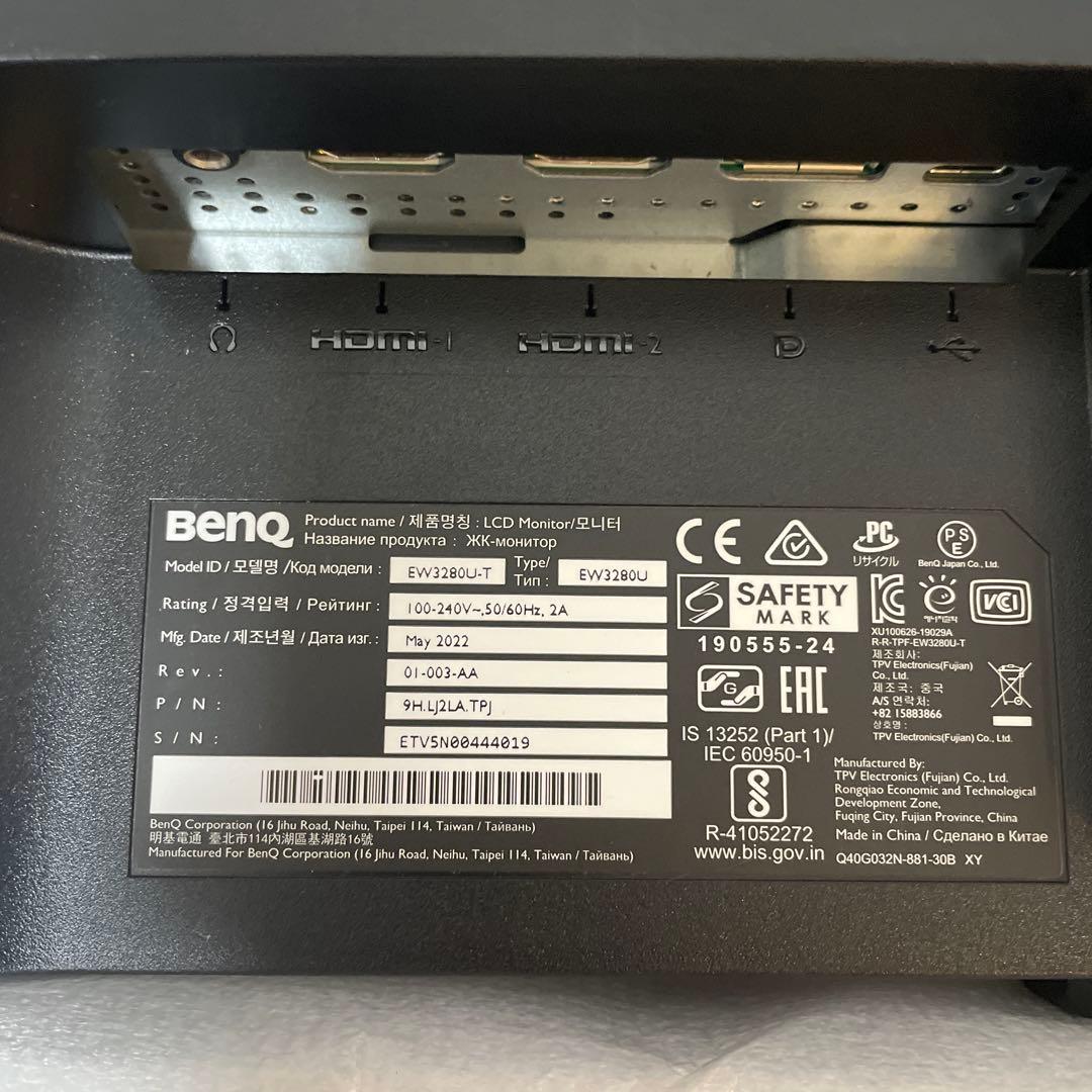 BENQ EW3280U 4K モニター