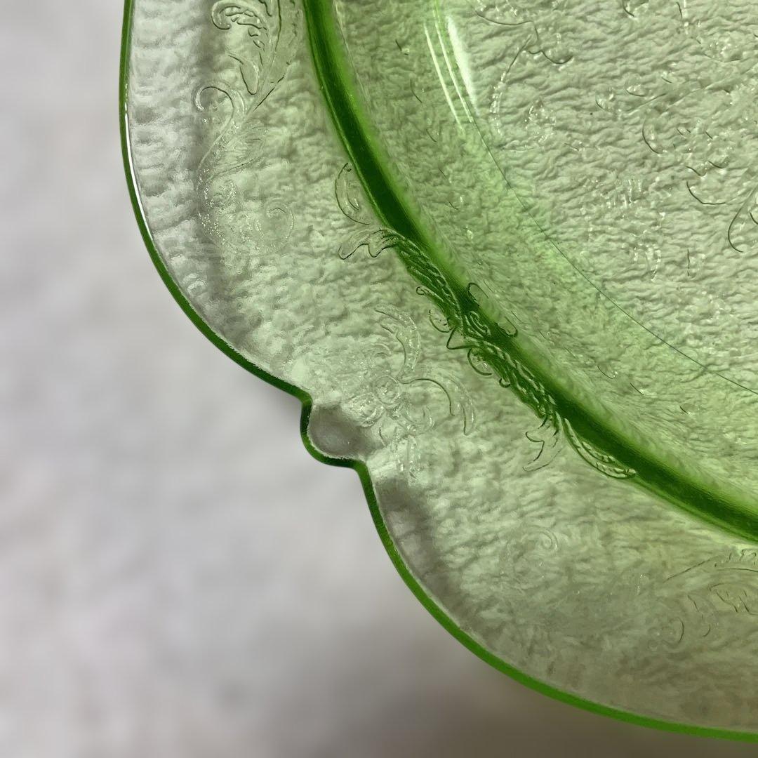 ビンテージ　フェデラル(検)　3コンパートメント　デプレッショングラス ２