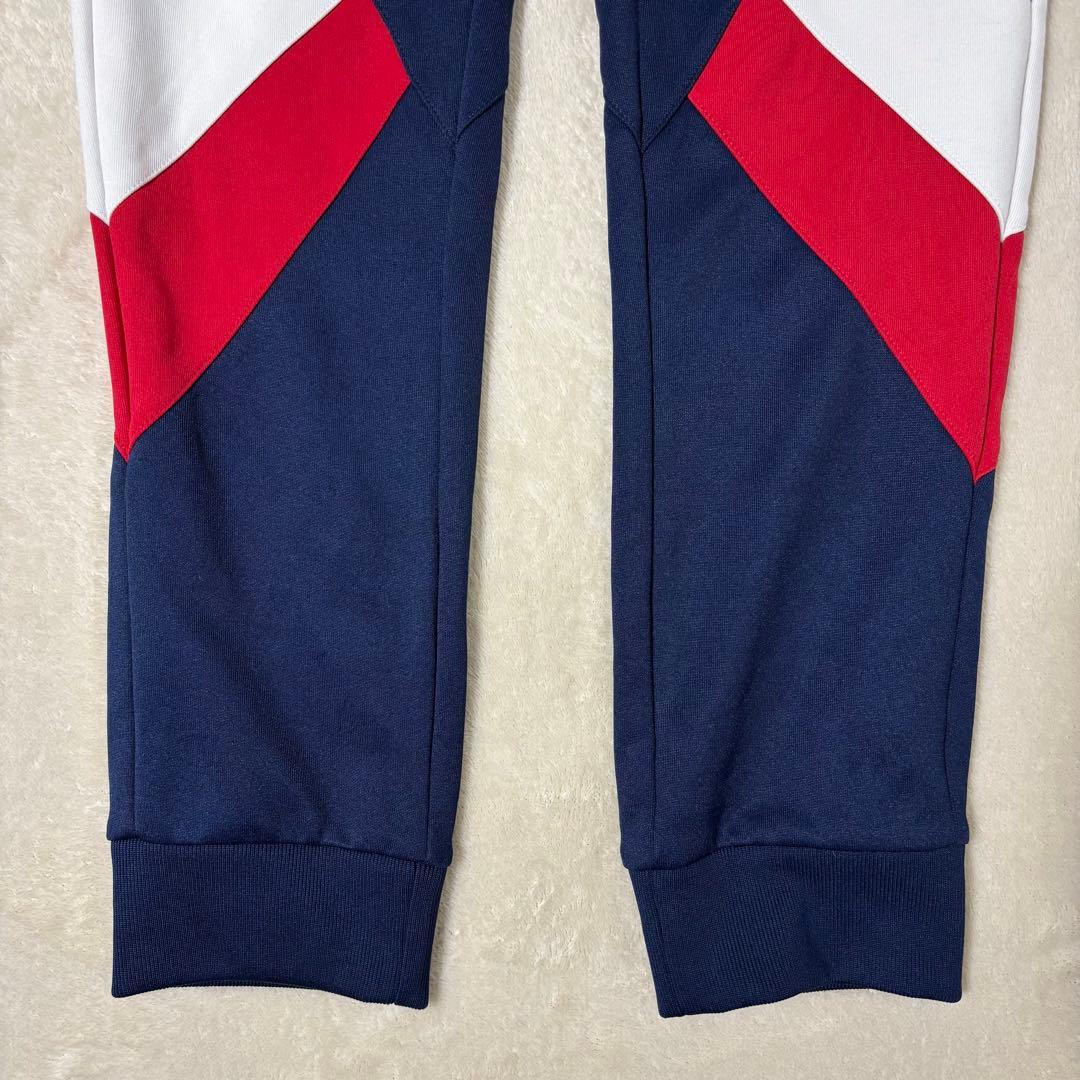 アディダス トラックジャケットパンツ　パネル切替　上下セットアップ　マルチカラー