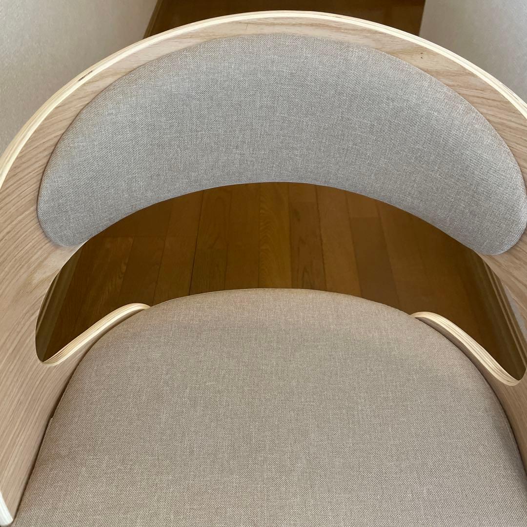 お値下げ！食卓椅子 デザインチェア　和風　回転式