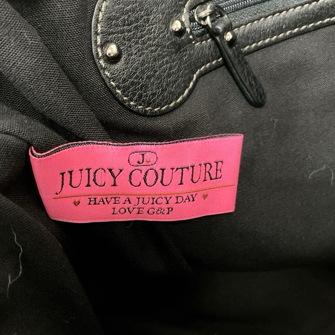 y2k archive JUICY COUTURE ショルダーバッグ　A4可　黒