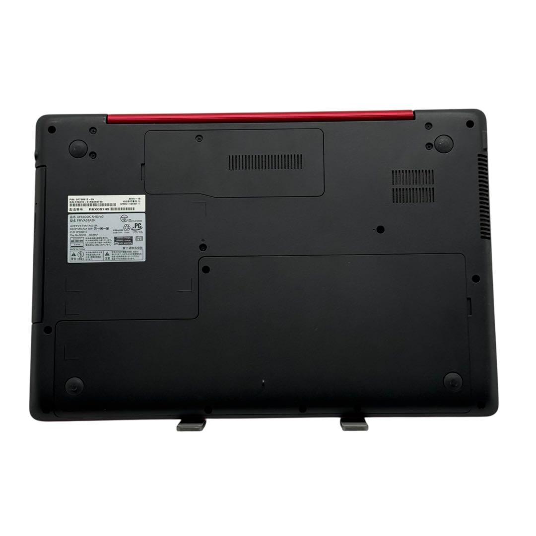 富士通ノートパソコン i7 準美品 16GB 新品SSD512 Blu-ray