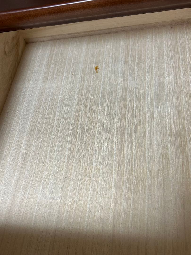 【最終値下げ】木製ブラウンチェスト タンス 7段　 縦132横105奥行45cm