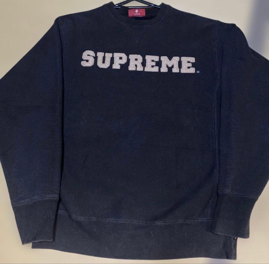 [希少•美品]Supreme スウェット USA製 90 リバースウィーブ