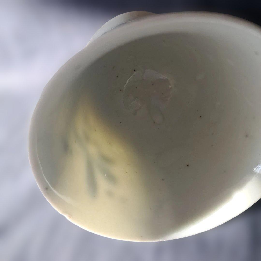 「400年前のロマン！ 初期伊万里 蕎麦ちょこ」 染付猪口(直径8cm) 骨董ア