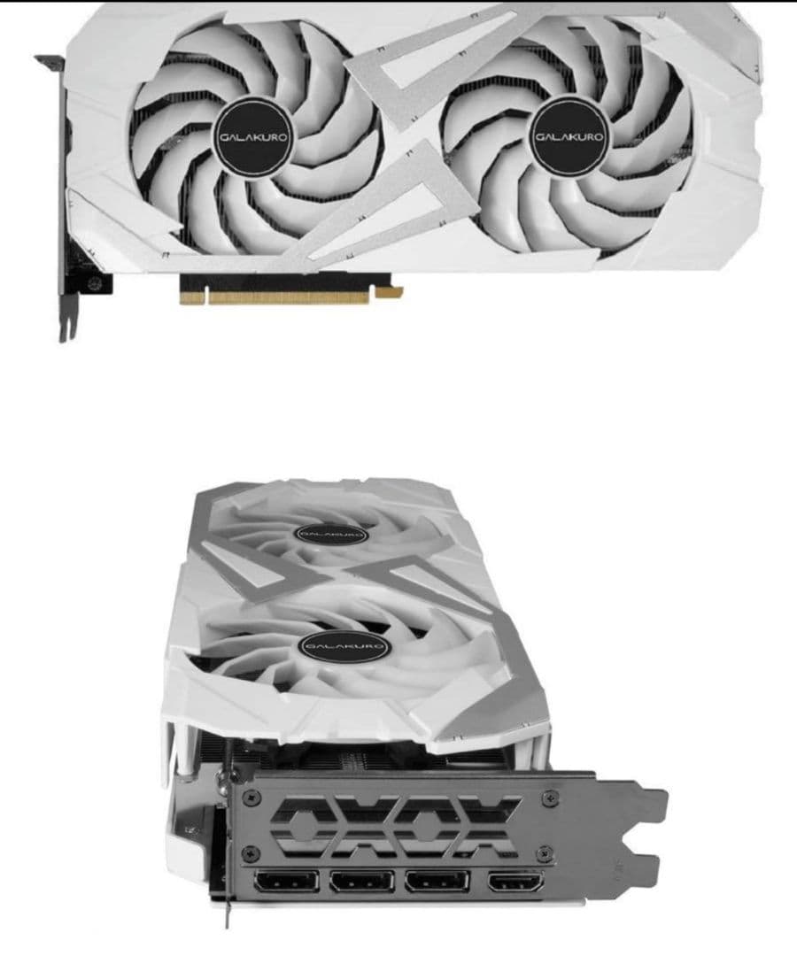 新品未使用: GeForce RTX 3060 12GB ホワイトカラー