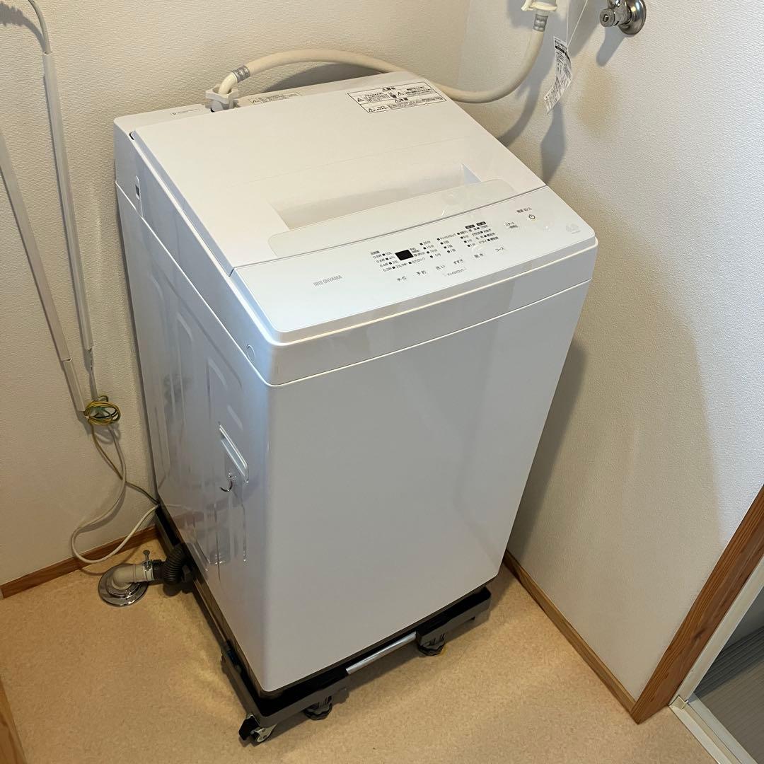 縦型洗濯機 アイリスオーヤマ IAW-T604E 6.0kg ホワイト 本体