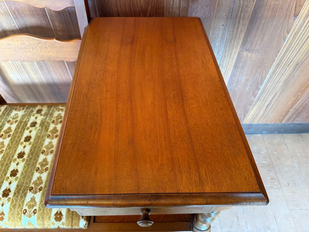 【O-2125】横浜ダニエル テレフォンチェア テレフォンベンチ 昭和レトロ