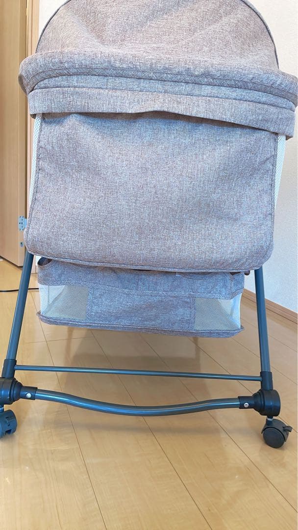 【美品】ベビーベット 折りたたみ ゆりかご 簡易