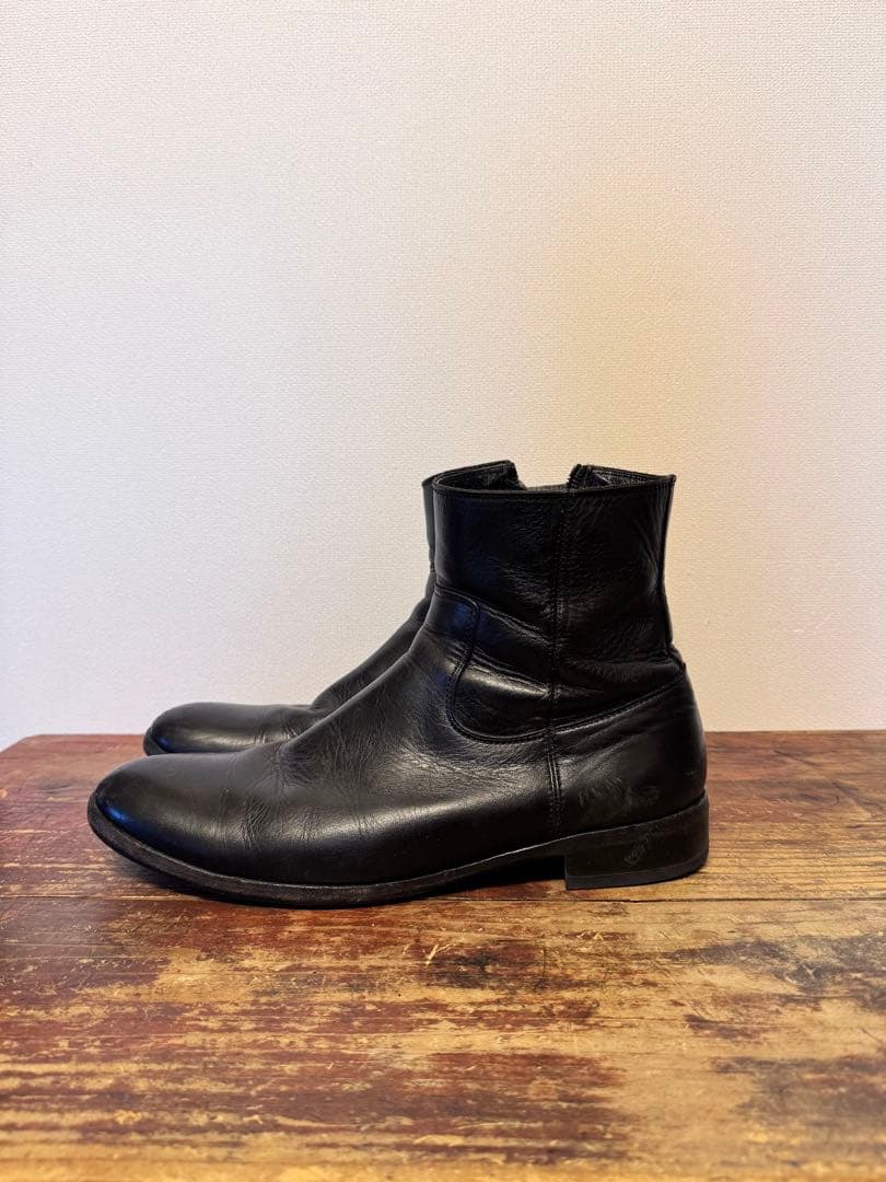 RUDE GALLERY ルードギャラリー サイドジップ ブーツ ブラック