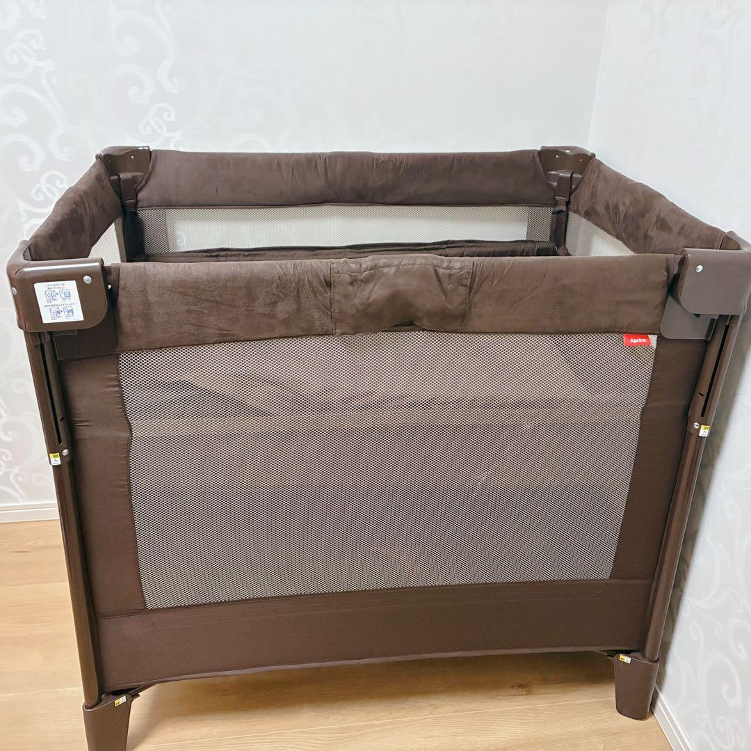 【美品】Aprica アップリカ ベビーベッド ココネルエアープラス