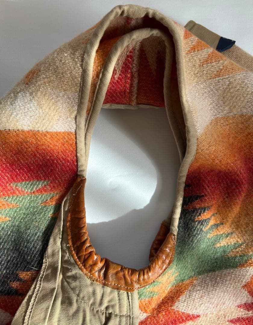 XL usa製 polo by ralph laurenネイティブ柄ウールベスト