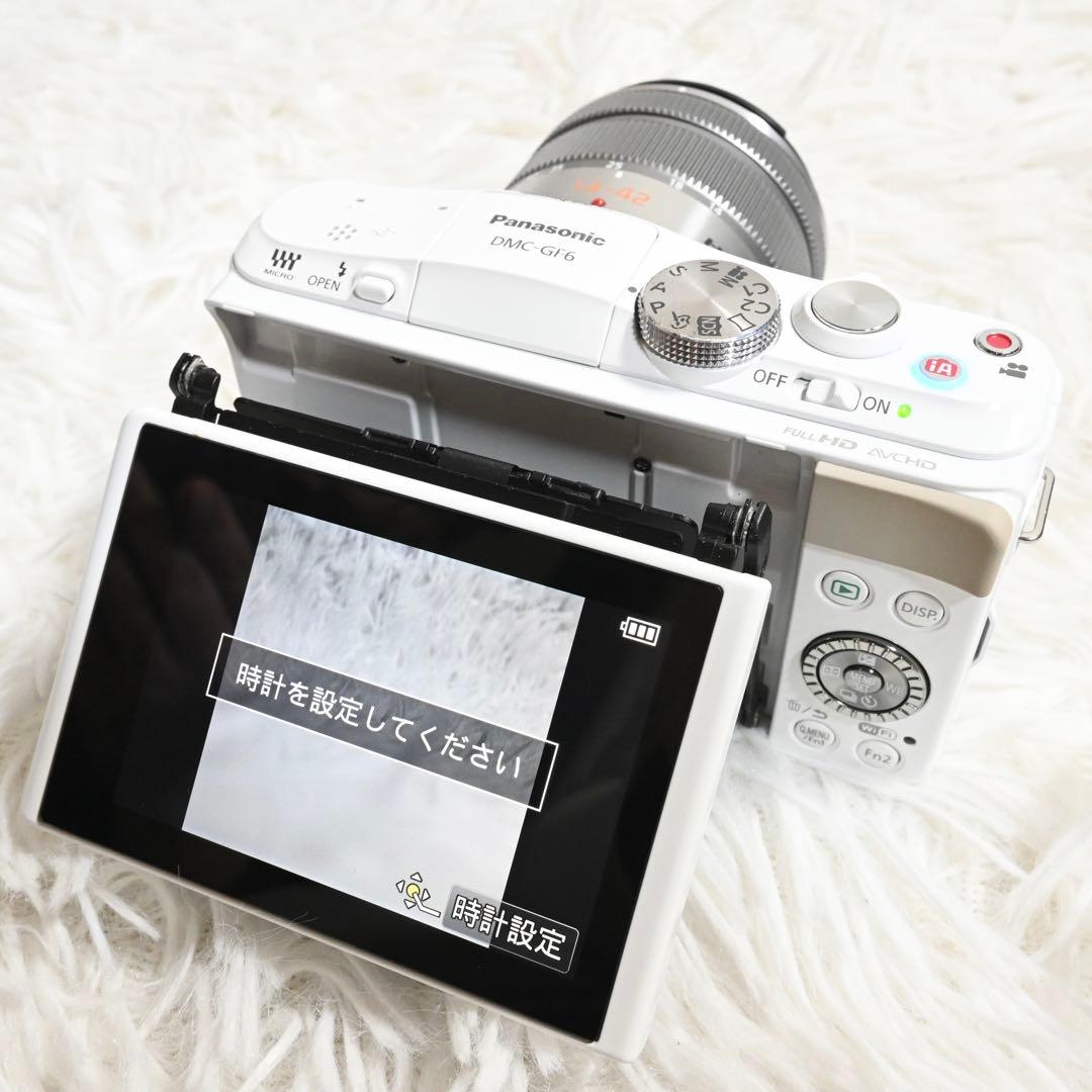 Panasonic LUMIX DMC-GF6W ミラーレス 一眼 レンズキット