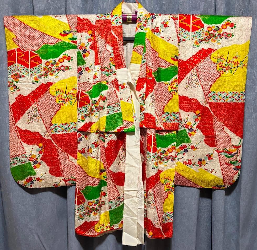 七五三 着物 7歳用 花柄