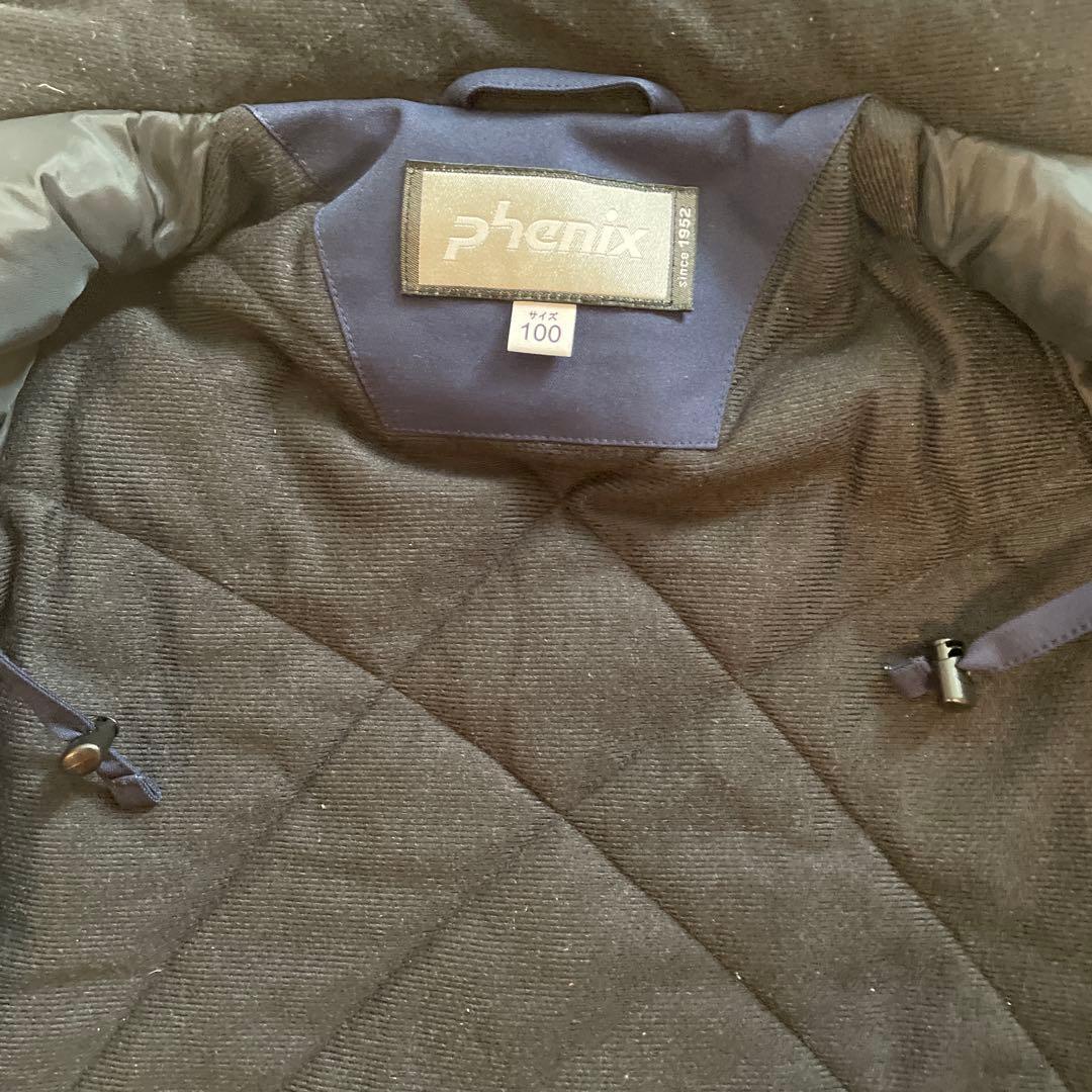 美品　Phenix スキーウェア 子ども用 ネイビーとレッド　100㎝