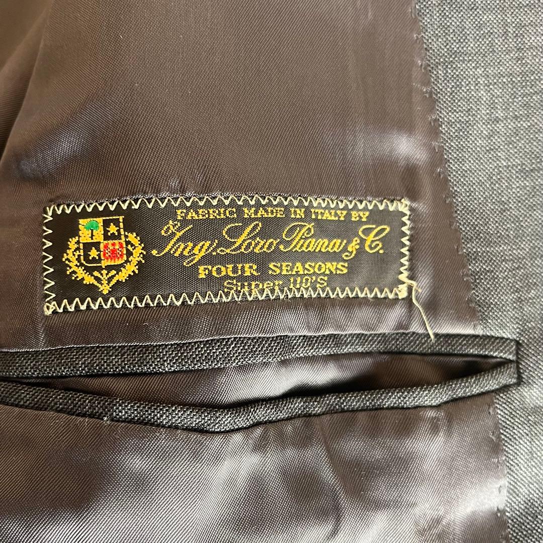 ✨良品✨ LARDINI×ロロピアーナ Super110’s 高級 グレー 50