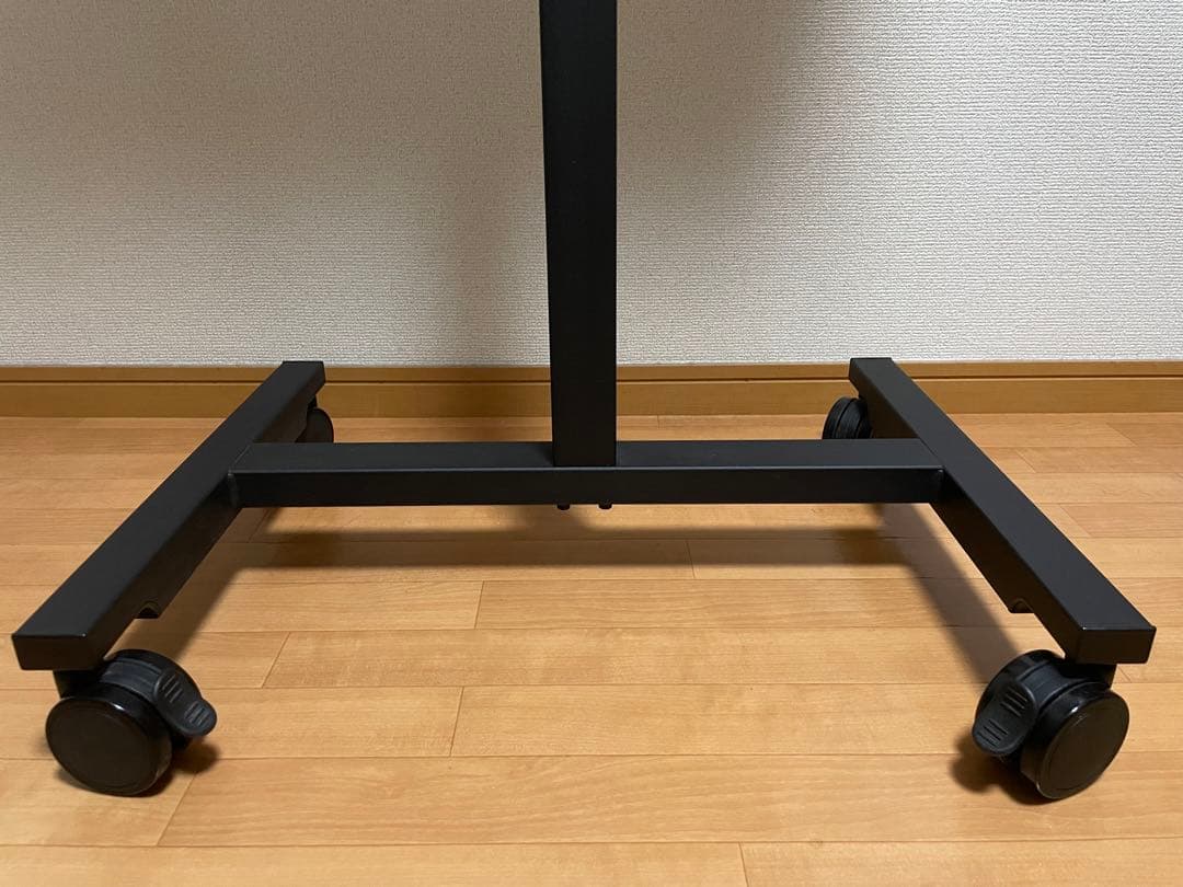 【ニトリ】昇降デスク（テン 60 MBR/BK）　スタンディング 机 ガス式