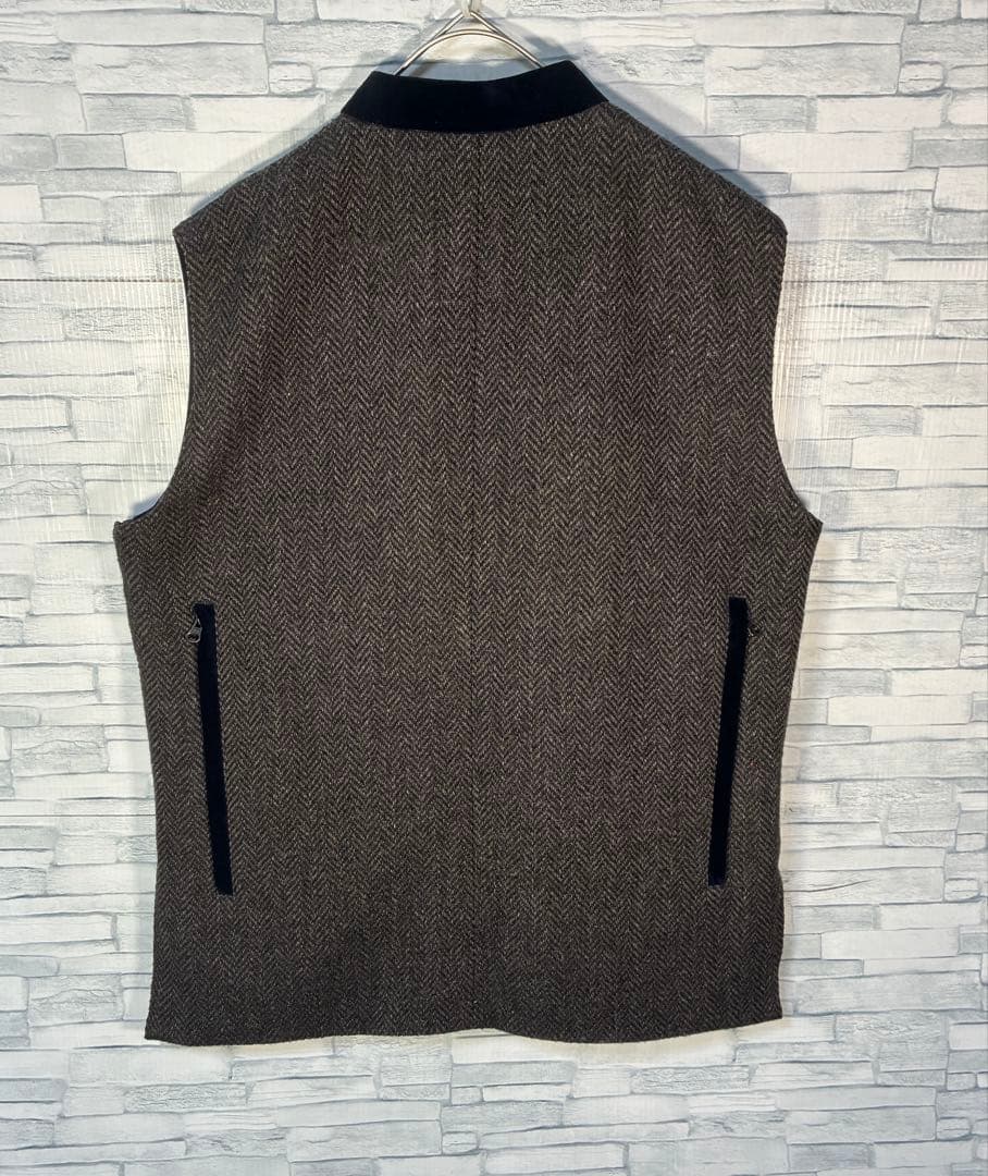 【ヴィンテージ】フラップベリーハンティングベストXL レザー多機能ポケット