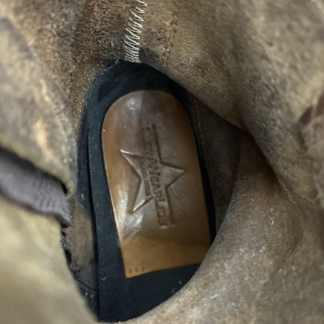 【良品】スローウェアライオン エンジニアブーツOB-8595H ブラウン 7E